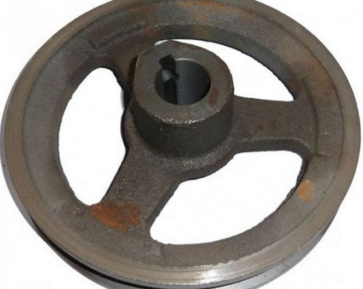 Шкив электродвигателя загрузочного транспортера ОВС-25 D=195, d=28 Шкив электродвигателя загрузочного транспортера ОВС-25 D=195, d=28