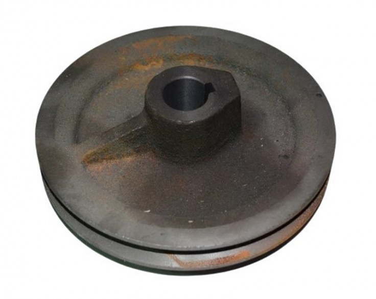 Шків елетродвигуна відвантажувального транспортера ОВС-25 2-х струмковий, D=195, d=28 Шків елетродвигуна відвантажувального транспортера ОВС-25 2-х струмковий, D=195, d=28