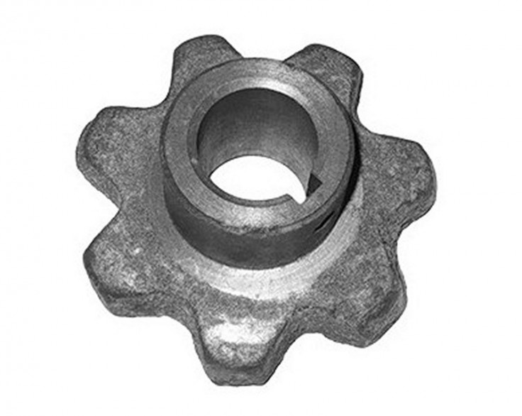 Звездочка шнека чистого зерна ОВД-25 z=7, t=38.0, d=30 Звездочка шнека чистого зерна ОВД-25 z=7, t=38.0, d=30