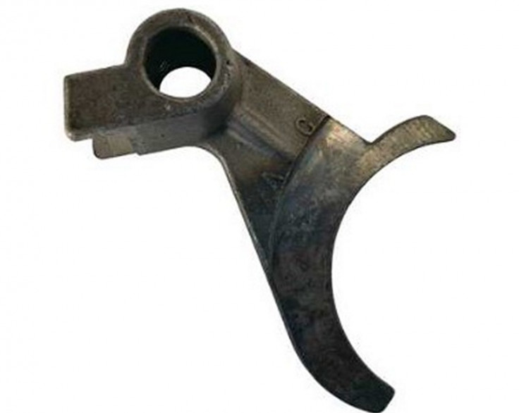 Вилка реверсу КПП Т-25, нового зразка (широкий паз 38мм) Вилка реверсу КПП Т-25, нового зразка (широкий паз 38мм)