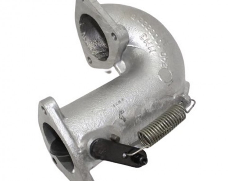 Патрубок переходный МТЗ (с заслонкой) Патрубок переходный МТЗ (с заслонкой)