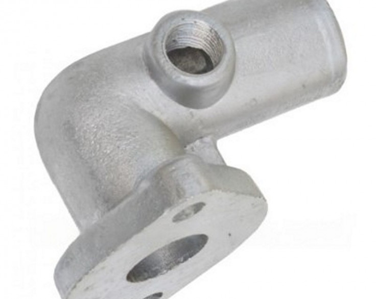 Патрубок алюминиевый ПД-10 к МТЗ (кривой с отверстием) Патрубок алюминиевый ПД-10 к МТЗ (кривой с отверстием)