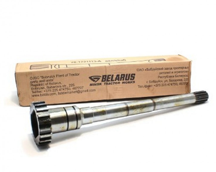 Вал силовой передачи без шпонки МТЗ, МТЗ Беларусь Вал силовой передачи без шпонки МТЗ, МТЗ Беларусь