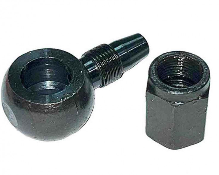 Угольник 240-1104115 поворотный (банджо) с гайкой d-14 металл Угольник 240-1104115 поворотный (банджо) с гайкой d-14 металл