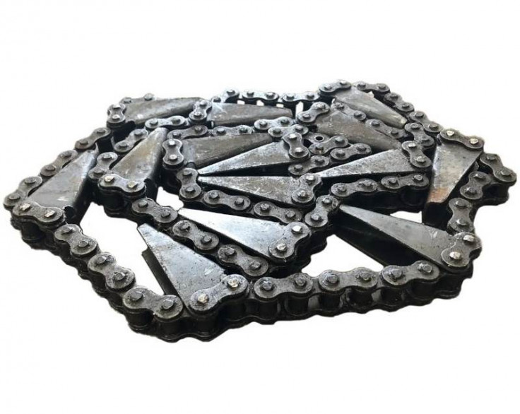 Транспортер стеблей жатки ПСП-10 (Дон-1500, ПСП-10МУ, Фалькон 12 скребков) Короткая цепь мысовая Транспортер стеблей жатки ПСП-10 (Дон-1500, ПСП-10МУ, Фалькон 12 скребков) Короткая цепь мысовая