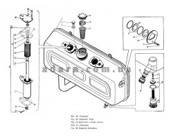 Схема гідробака трактора К-701 і К-700