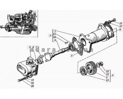 Каталог деталей СМД-31А - установки гидронасоса 1 Дон-1500А
