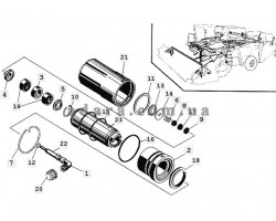 323) Гидрооборудование - ГЦ вариатора барабана