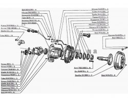 Схема редуктора бортового правого 2 Нива СК-5М
