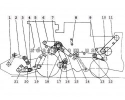 359) Приложение - Схема ременных и цепных передач (левая)