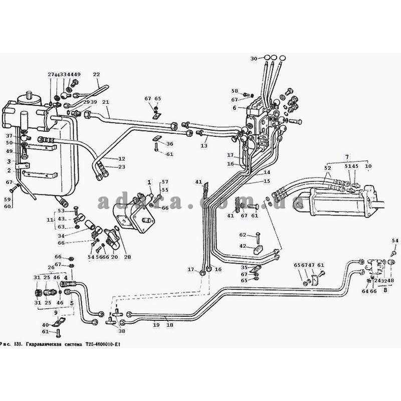 Система т25. Гидравлическая система трактора т 25 схема. Гидравлическая система трактора т-40. Система гидравлики трактора т 25. Т25 гидравлика схема трубок.