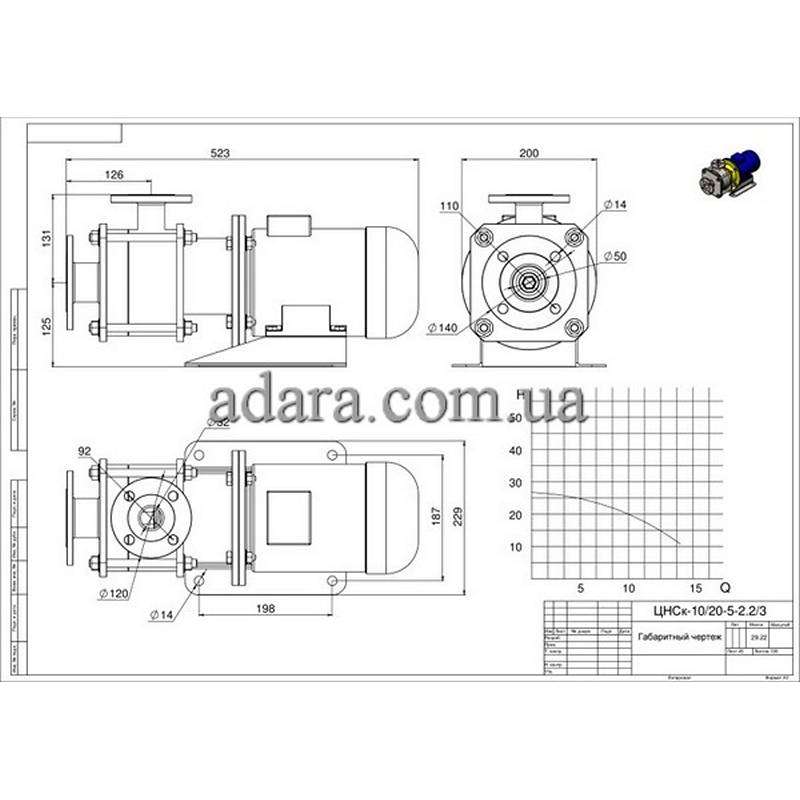 Насос центробежный секционный ЦНСк-10-20 (ЦНС-10/20) нержавейка