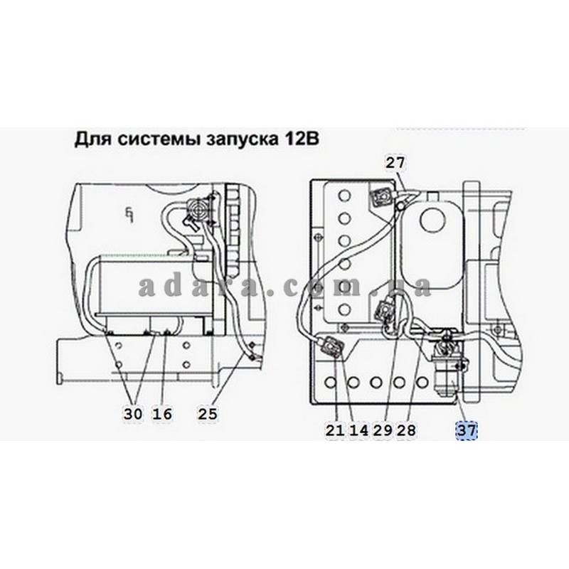 Выключатель ВК-12-3 з/х и блокировки запуска дв-ля  ТРАКТОРА МТЗ